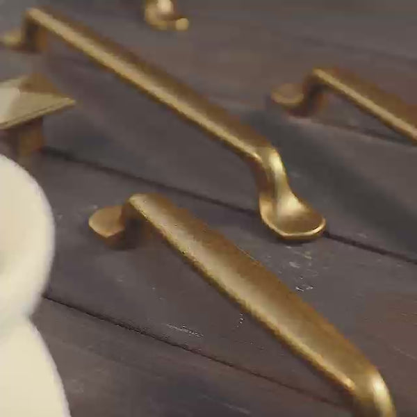Mid-Century Modern Arch Cabinet Pulls