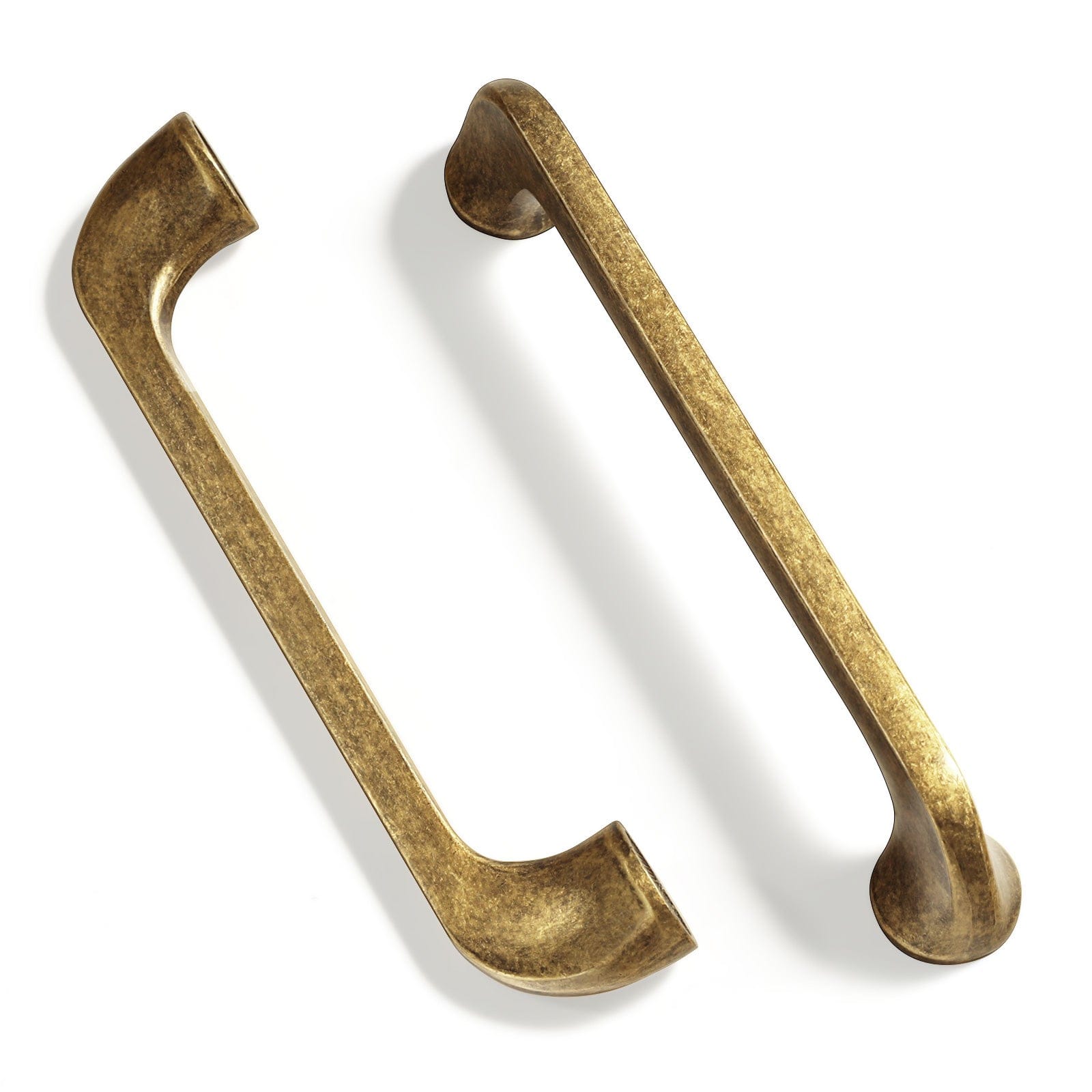 Goo-Ki Antique Brass / 5'' Hole center Retro Drawer Pulls Vintage Hardware Mid-Century Dresser Bar Pulls 6 Pack