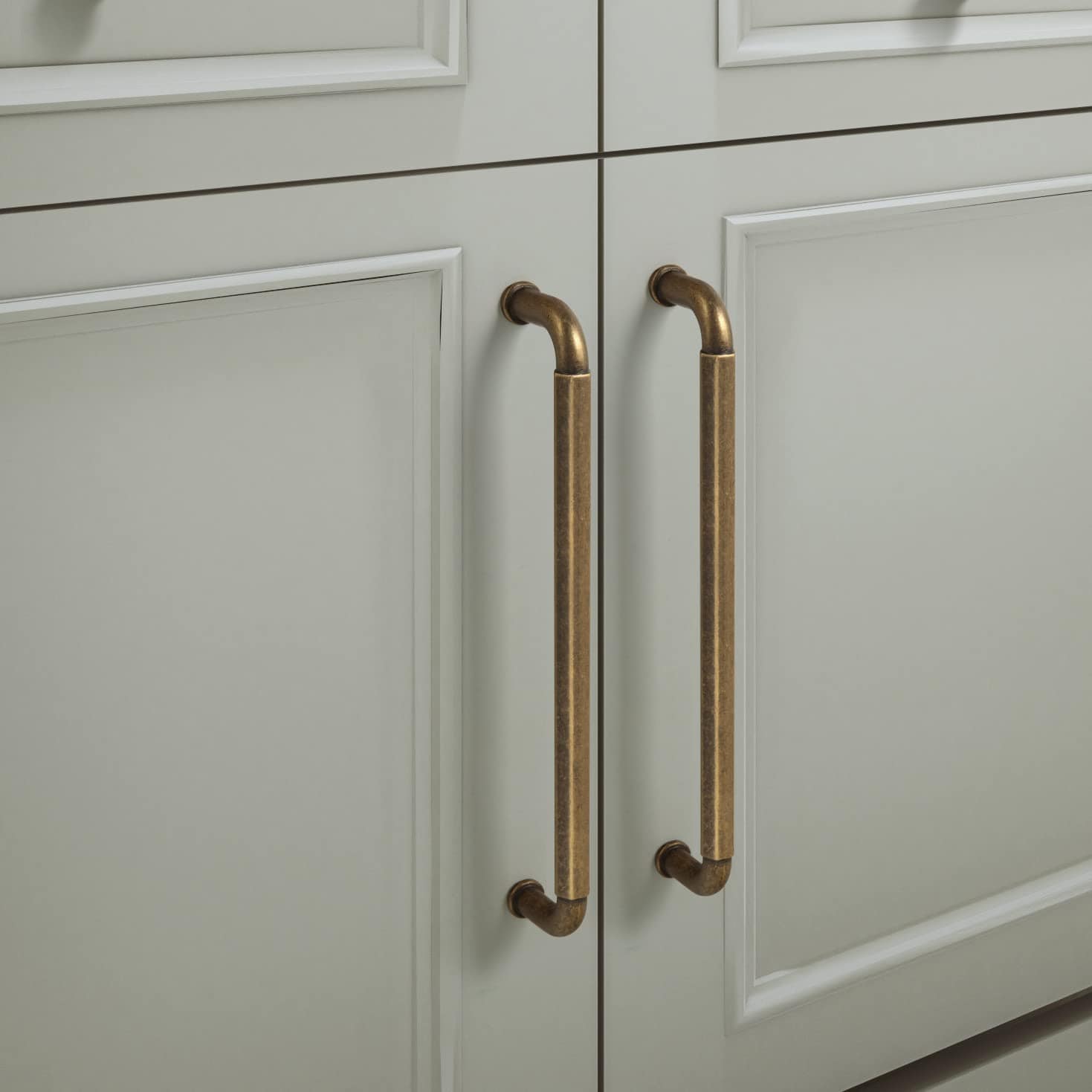 Goo-Ki Antique Brass Cabinet Pulls Affordable Luxury Vintage Drawer Knobs for Kitchen 6 Pack