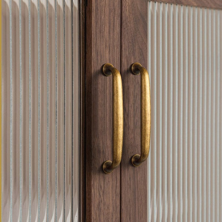Goo-Ki Antique Bronze Drawer Pulls Solid Vintage Retro Bar Pull Furniture Hardware 6 Pack