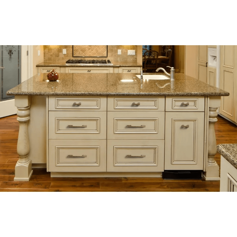 Goo-Ki Classic Vintage Drawer Pulls Retro Antique Solid Cabinet Knobs Dual Mount 6 Pack