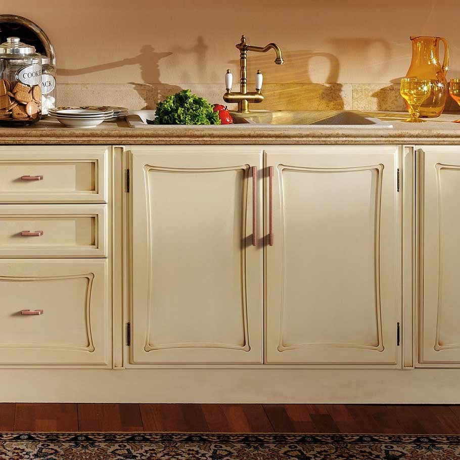 Goo-Ki Classic Vintage Drawer Pulls Retro Antique Solid Cabinet Knobs Dual Mount 6 Pack