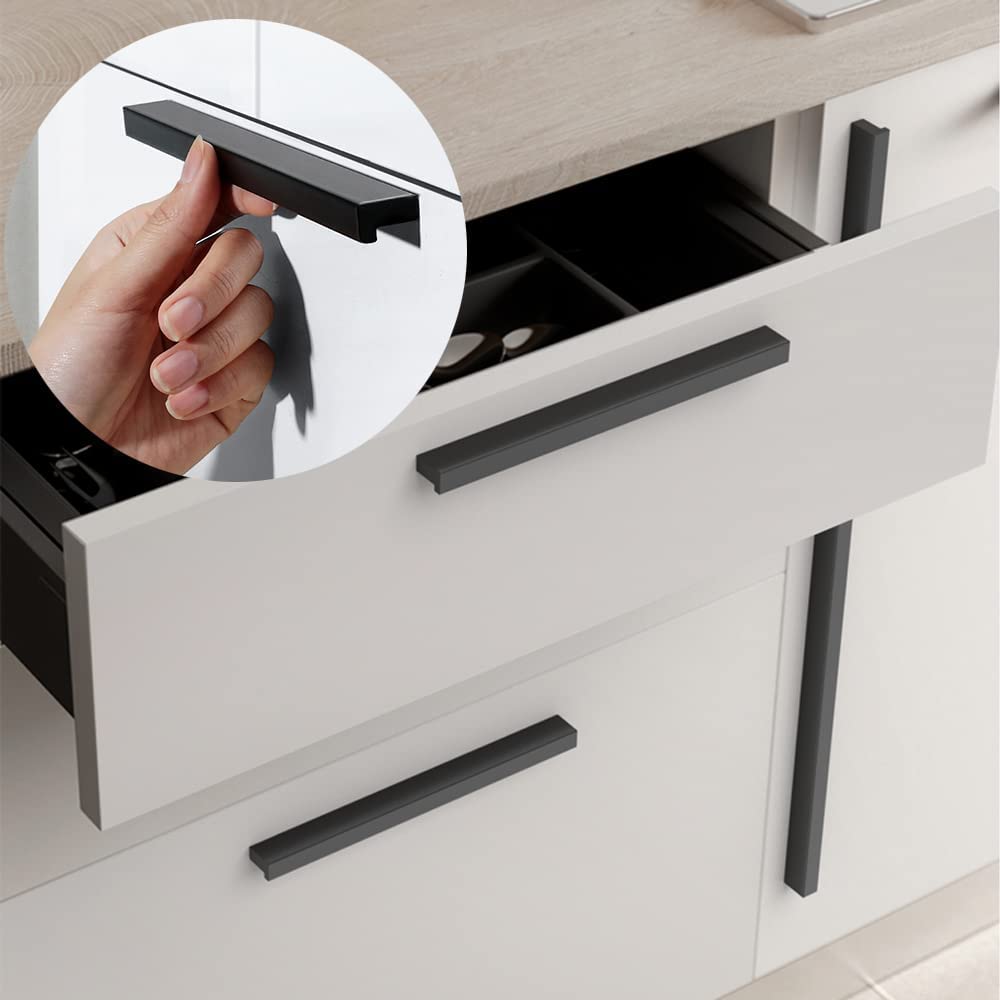 Modern Drawer Handles Kitchen Cabinet Pulls Right Angle Finger Pulls