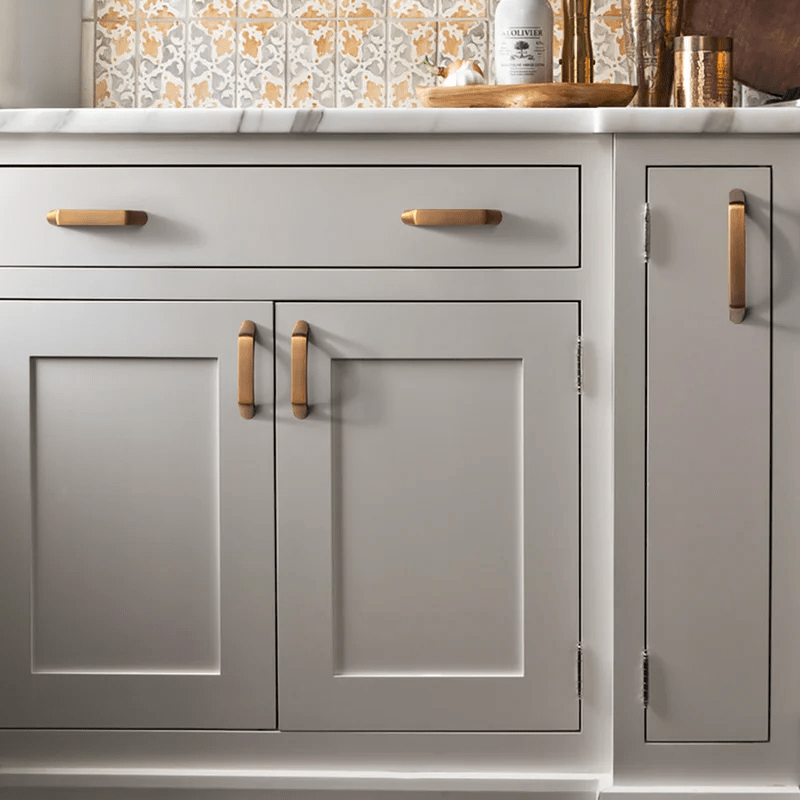 Goo-Ki No-fingerprint Wardrobe Pulls Modern Unique Hollow Knobs Cabinet Pulls 6 Pack