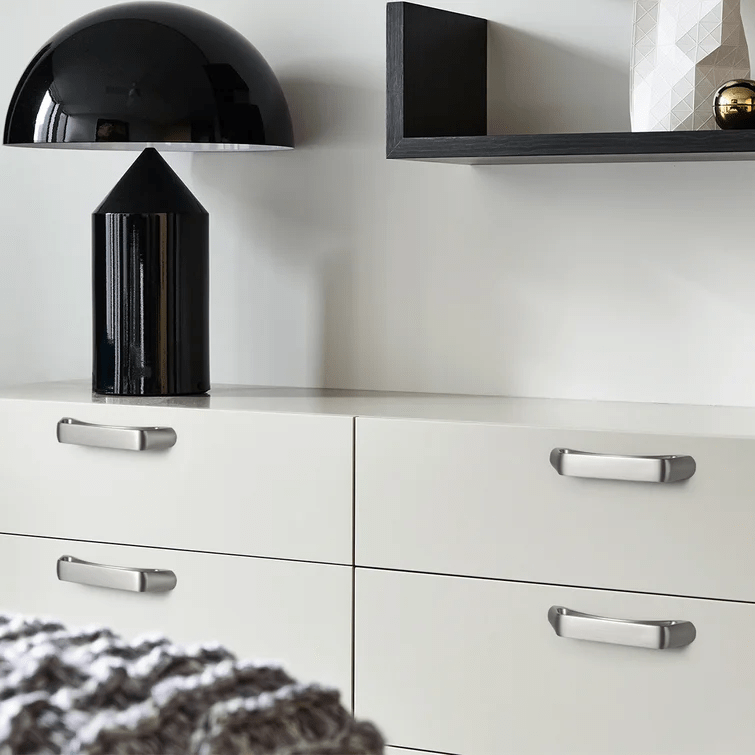 Goo-Ki No-fingerprint Wardrobe Pulls Modern Unique Hollow Knobs Cabinet Pulls 6 Pack