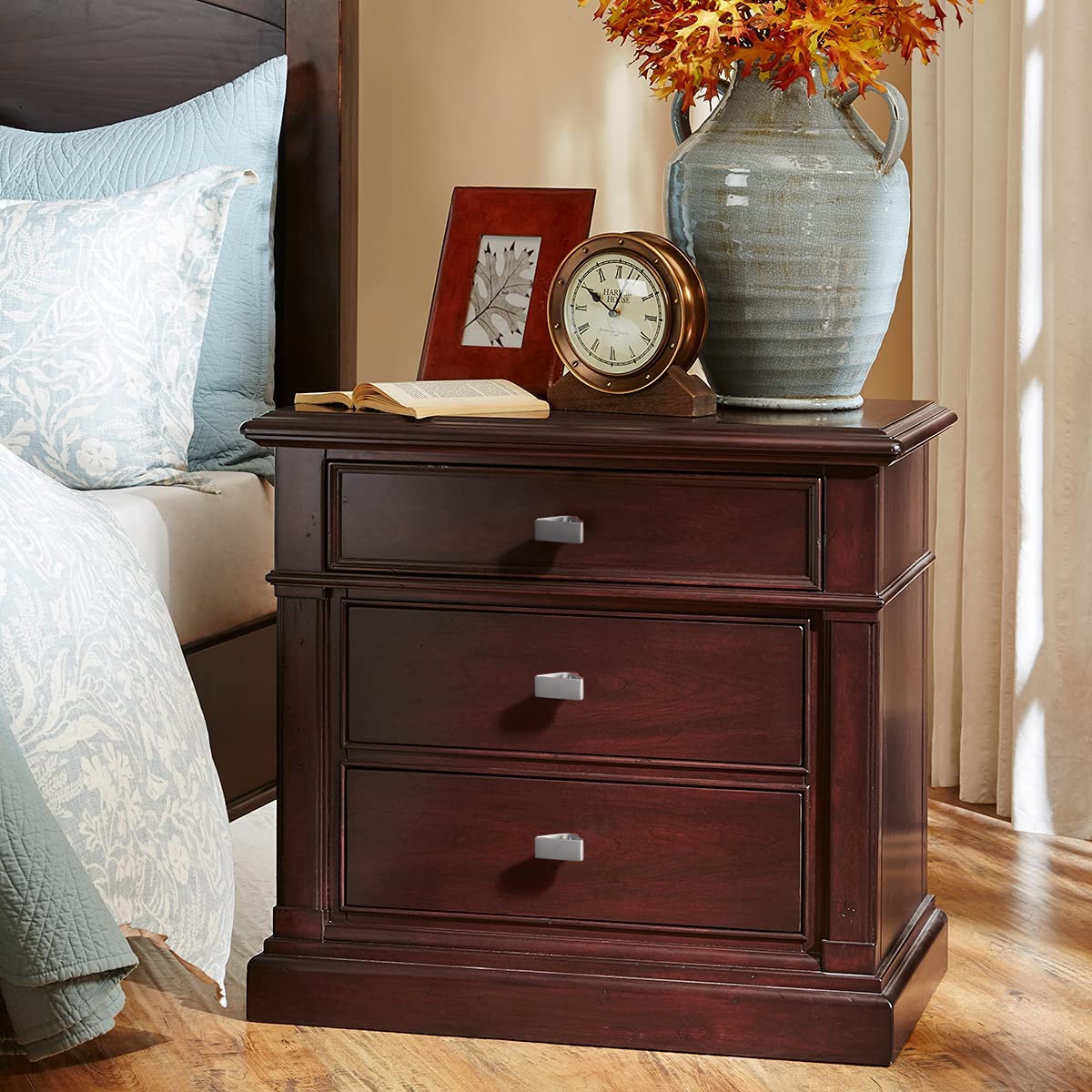 Goo-Ki No-fingerprint Wardrobe Pulls Modern Unique Hollow Knobs Cabinet Pulls 6 Pack