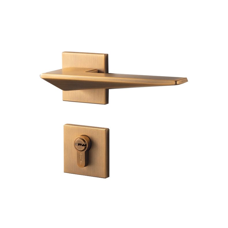 Goo-Ki Nordic Bedroom Door Handle Silent Door Lock Interior Bronze Door Lock