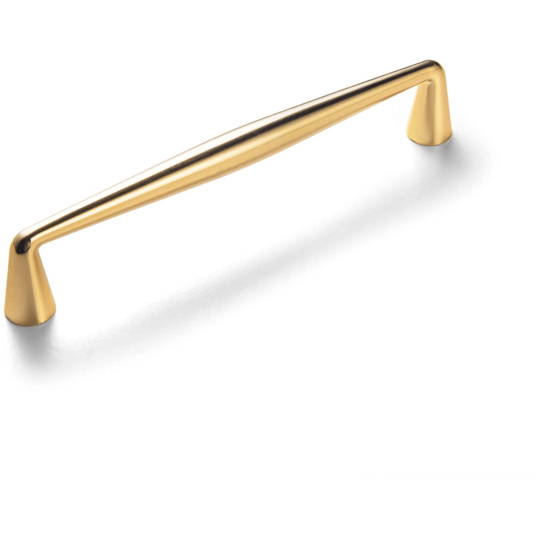 Goo-Ki Polished gold / 3.78'' Hole Center Retro Durable Cabinet Pulls Drawer Knobs for Bedroom Kitchen 6 Pack