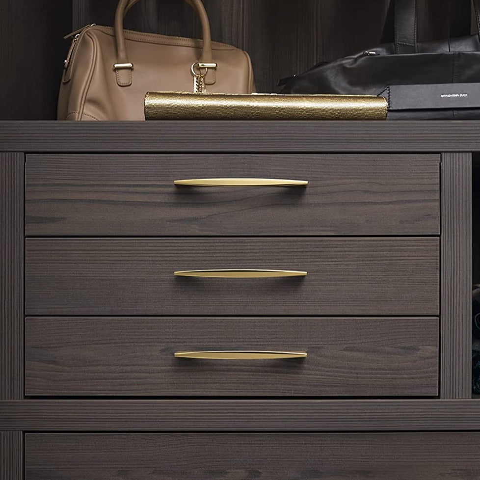 Goo-Ki Stylish Modern Cabinet Pull Wardrobe Knobs for Bedroom 6 Pack