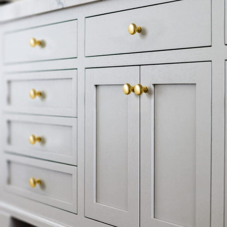 Goo-Ki Stylish Modern Cabinet Pull Wardrobe Knobs for Bedroom 6 Pack