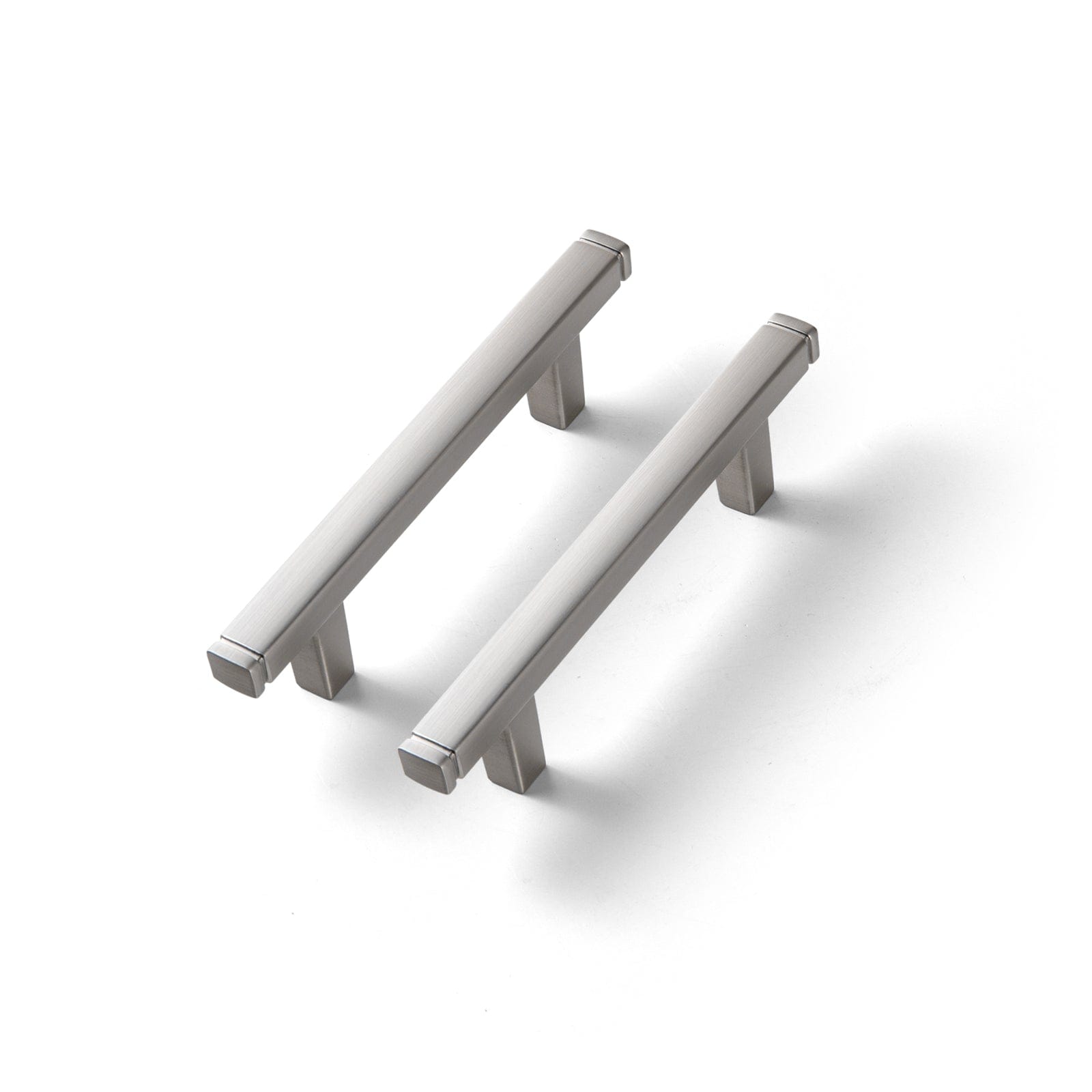 Goo-Ki Vintage Brass Drawer Handles Retro Straight Bar Pull Solid Cabinet Pulls